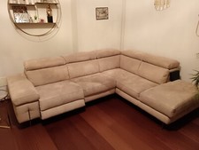 Divano angolare alcantara usato  Roma