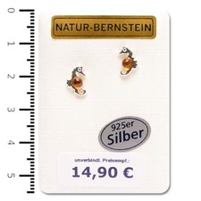 Natur bernstein hrringe gebraucht kaufen  Meldorf