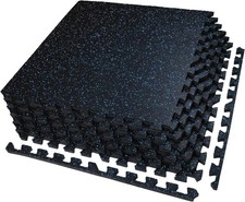 Tapetes de ginástica AIRHOP 0,56 pol. de espessura 24 pés quadrados intertravados, 6 azulejos #R018 comprar usado  Enviando para Brazil