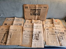 Old vintage newspapers for sale  POLEGATE