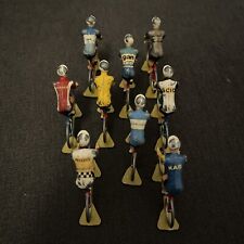 Cyclistes miniatures métal d'occasion  Assier