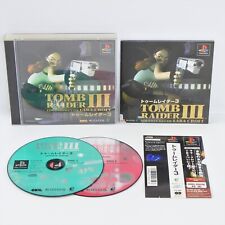 PS1 TOMB RAIDER III 3 Spine Playstation Para JP System p1 comprar usado  Enviando para Brazil