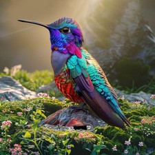 Flach kolibri deko gebraucht kaufen  Versand nach Germany