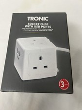 Tronic steckdosenwürfel usb gebraucht kaufen  Versand nach Germany