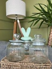 Glass storage jars for sale  EDINBURGH