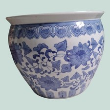 Blue white jardiniere for sale  NEWTON AYCLIFFE