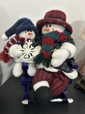 Plush snowmen blue for sale  Exton