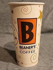 Usado, Copo de papel descartável vintage Beaners café tamanho grande agora Biggby 2007 usado comprar usado  Enviando para Brazil