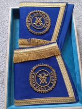 Masonic regalia cuffs for sale  RUGELEY
