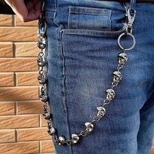 Skull jeans chain for sale  Birmingham