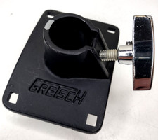 Vintage Gretsch Drums Tom 1" Suporte de Bateria para Baixo Suporte de Bateria Preto Metal 4" X 3" EUA comprar usado  Enviando para Brazil