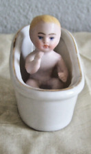 ANTIGA BANHEIRA BISQUE BEBÊ EM PORCELANA ALEMÃ, usado comprar usado  Enviando para Brazil