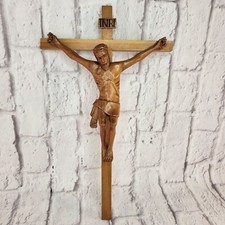 Vtg wooden crucifix for sale  Gainesville