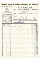 Facture ancienne 1933 d'occasion  L'Arbresle