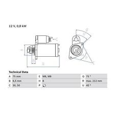 Cashback bosch starter for sale  BIRMINGHAM