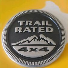 Emblema de para-lama dianteiro Jeep Trail 2005-2018 classificação 4X4 - Adesivo incluído , usado comprar usado  Enviando para Brazil