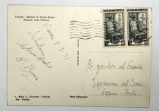 Cartolina firma originale usato  Ancona