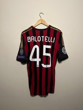 Camisa de futebol Mario Balotelli AC Milan 2013-14 casa (L) comprar usado  Enviando para Brazil