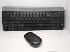 Usado,  Logitech MK470 combo fino teclado e mouse sem fio com dongle USB para Windows comprar usado  Enviando para Brazil