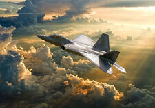  F-22 Raptor USAF impressões dramáticas de lona céu vários tamanhos entrega gratuita  comprar usado  Enviando para Brazil