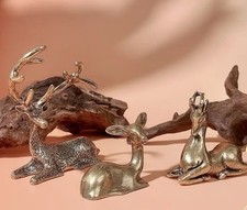 Vintage messing hirsch gebraucht kaufen  Versand nach Germany