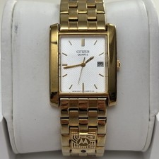 Antigo Relógio de Quartzo Citizen Masculino 1012-3004497 Tanque Tom Dourado Logotipo Motorola - Novo Taco comprar usado  Enviando para Brazil