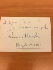 Fotografia autografa romano usato  Milano