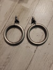 Usado, Cortina de metal clássica padrão Pottery Barn GRANDES anéis de clipe (20) estanho nova sem caixa  comprar usado  Enviando para Brazil