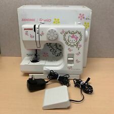 Máquinas de coser eléctricas compactas Janome Sanrio Hello Kitty KT-35 superior 11Y segunda mano  Embacar hacia Mexico