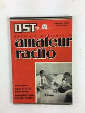 August 1937 QST Amateur Radio Magazine New UHF Converter Portable Units Station comprar usado  Enviando para Brazil