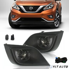 Usado, Ajuste 2015-2018 Nissan Murano lente transparente faróis de neblina dianteiros lâmpadas com moldura e interruptor comprar usado  Enviando para Brazil