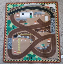 Tapete Melissa & Doug Activity Floor Mat Round the Construction Zone Work Site 9407 comprar usado  Enviando para Brazil