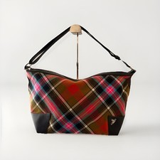 Bolsa VIVIENNE WESTWOOD Tartan Slouch anos 2000 couro tiracolo xadrez ombro JAPÃO comprar usado  Enviando para Brazil