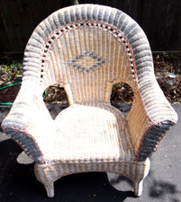 Antique wicker chair for sale  Winnetka
