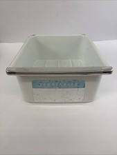 Gaveta de legumes MCM General Electric Crome com esmalte branco da geladeira comprar usado  Enviando para Brazil