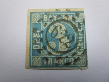 Briefmarke 1849 bayern gebraucht kaufen  Stuttgart
