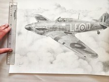 Large hurricane signed for sale  FERNDOWN