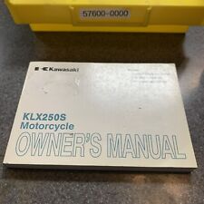 Kawasaki kx250f owner for sale  Sterling