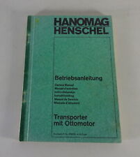 Betriebsanleitung hanomag harb gebraucht kaufen  Jever