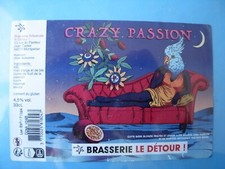Etiquette bière crazy d'occasion  Envermeu