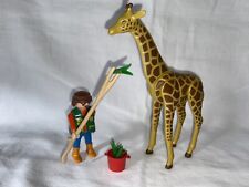 Playmobil girafe soigneur d'occasion  Gelles