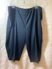 Calça de malha feminina pedal pusher, preta, plus size 3XL comprar usado  Enviando para Brazil