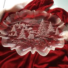 Christmas serving plate d'occasion  Expédié en Belgium
