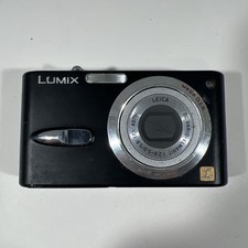 Câmera Digital Compacta Panasonic Lumix 6MP DMC-FX3 Preta NÃO TESTADA Sem Bateria Cha comprar usado  Enviando para Brazil