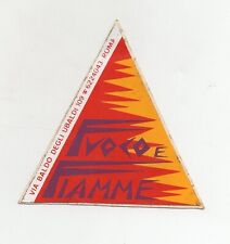 Adesivo vintage fuoco usato  Savona