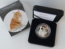 TSCHECHIEN SILBER MÜNZE COIN PP PROOF 2024 - KATZEN-RASSEN - MAINE COON - comprar usado  Enviando para Brazil