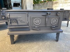 Estufa grande estufa de cocina horno estufa de leña de carbón hecha a mano estufa de leña quema segunda mano  Embacar hacia Mexico
