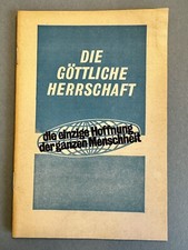 1972 göttliche herrschaft gebraucht kaufen  Bleialf