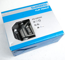 Usado, Pedal de plataforma plana Shimano PD-GR500 cascalho - Prata novo na caixa comprar usado  Enviando para Brazil