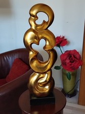 Skulptur dekofigur goldfarbe gebraucht kaufen  Bad Lippspringe
